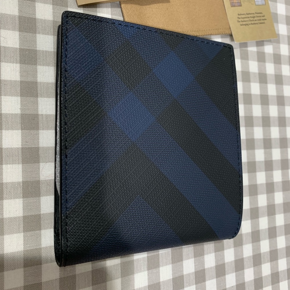 SOLD Men Burberry Wallet Blue